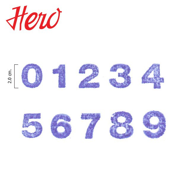 hero-ตรายาง-0-9-แบบทึบ-stamp-1-ชุด