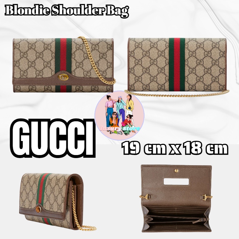 กุชชี่-gucci-ophidia-series-gg-กระเป๋าใส่เหรียญสายโซ่โลหะ-สไตล์คลาสสิก-สินค้าลดราคาปลอดภาษี