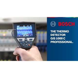 BOSCH GIS1000C เครื่องวัดอุณหภูมิ เครื่องเลเซอร์ตรวจวัดอุณหภูมิพื้นผิว สแกนผนัง วัตถุ