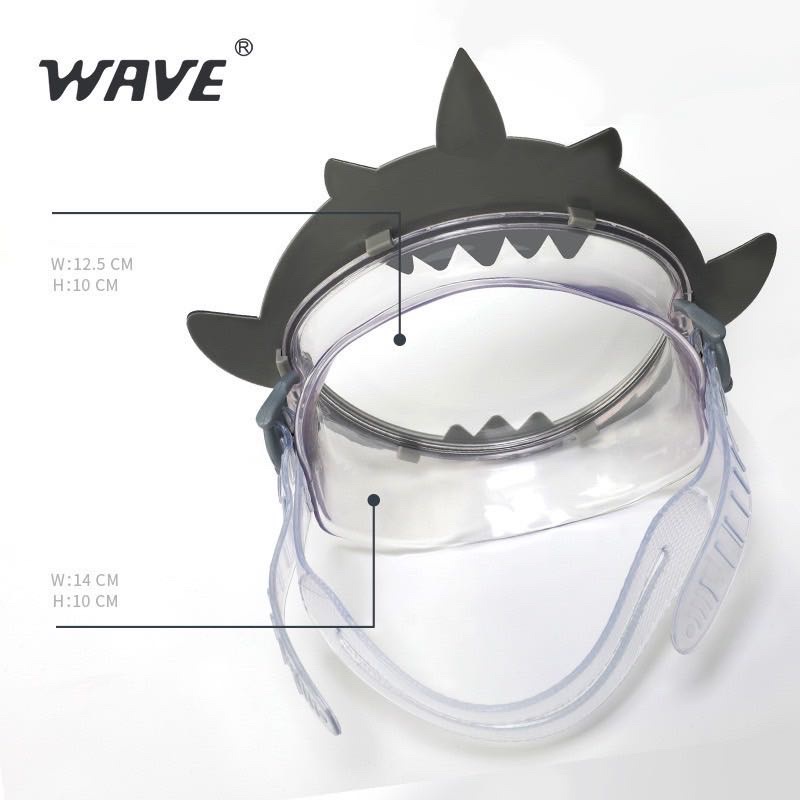 หน้ากากดำน้ำเด็ก-แบรนด์-wave-สำหรับน้อง-3-ขวบขึ้นไป