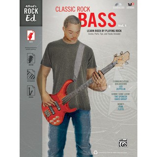 Alfreds Rock Ed.: Classic Rock Bass, Vol. 1 มี CD