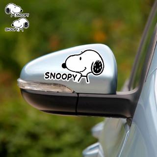 สติ๊กเกอร์ลายการ์ตูน SNOOPY สำหรับติดรถยนต์ 1 คู่