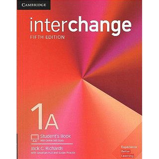 DKTODAY หนังสือแบบเรียน Interchange Level 1A Students Book with Online Self-Study  (5ED)