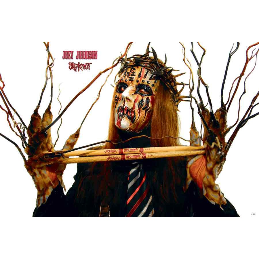 โปสเตอร์-รูปถ่าย-นัก-ดนตรี-เฮฟวีเมทัล-joey-jordison-slipknot-poster-24-x35-american-rock-punk-alternative-heavy-metal