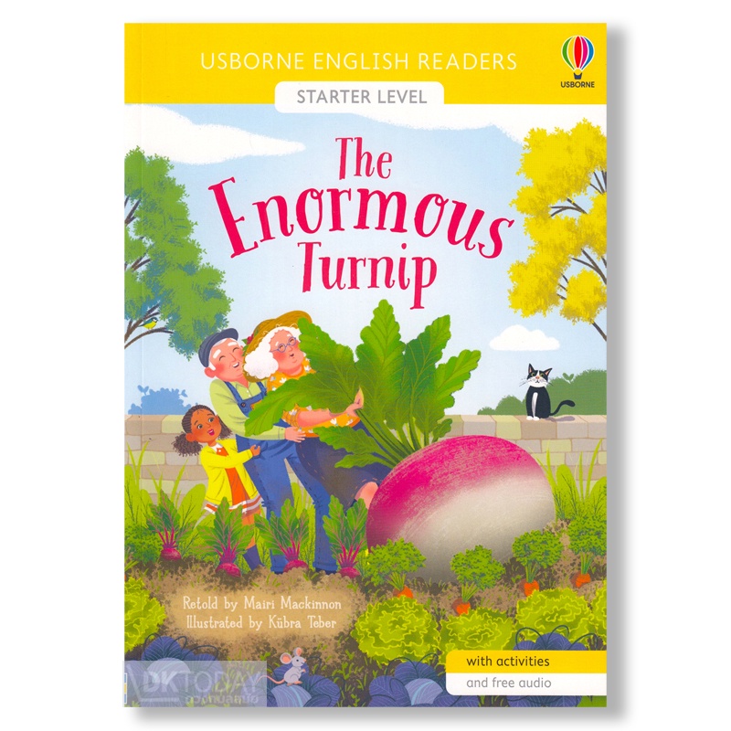 DKTODAY หนังสือ USBORNE READERS STARTERTHE ENORMOUS TURNIP (free