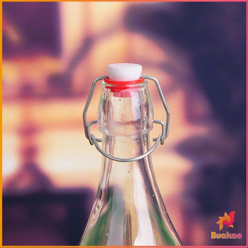 buakao-ขวดแก้วสุญญากาศพร้อมฝา-เก็บน้ำ-ขอเหลว-sealed-glass-bottle