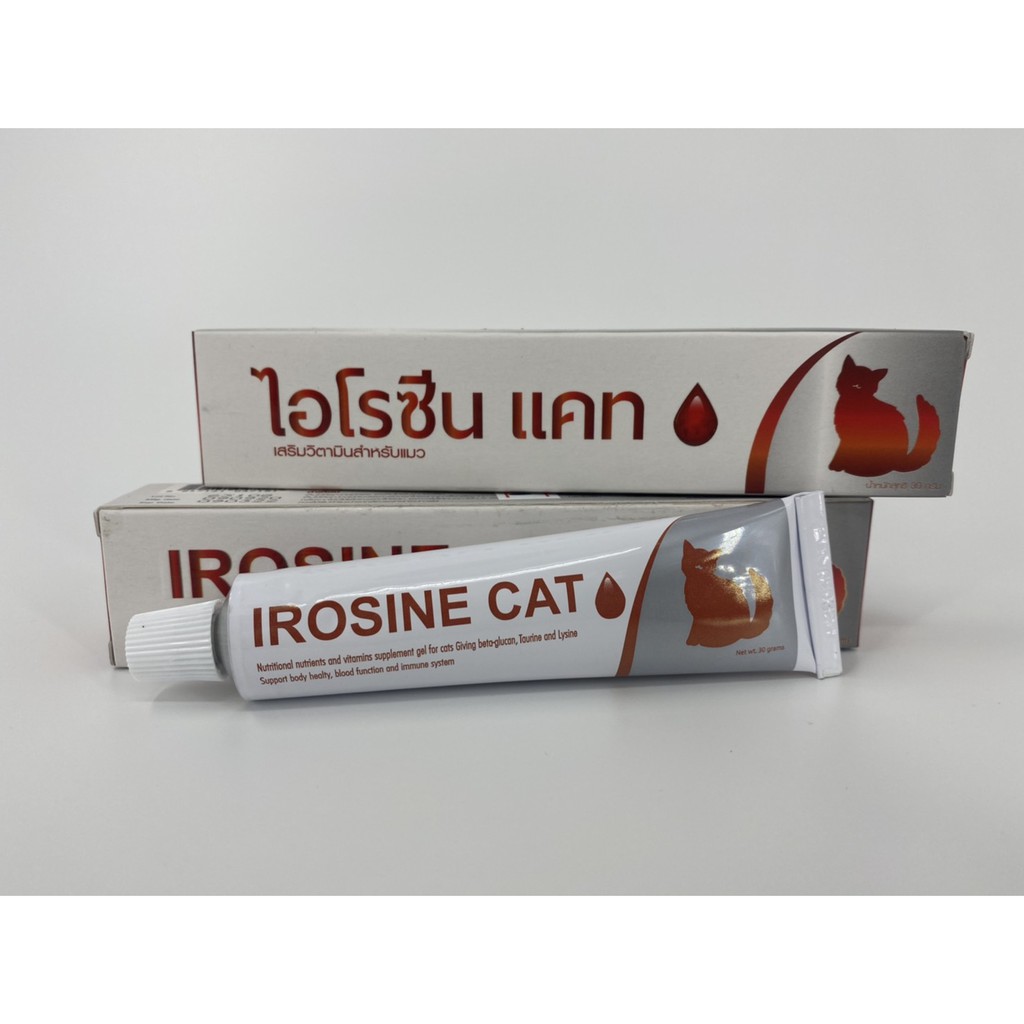 irosine-cat-อาหารเสริมบำรุงเลือด-สำหรับแมว-แบบเจล-30g