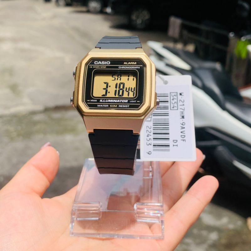 Casio รุ่น W-217H นาฬิกาข้อมือดิจิตอล ประกันศูนย์ CMG | Shopee Thailand