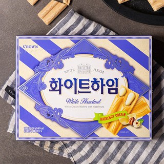 พร้อมส่ง-ขนมเกาหลี-crown-white-heim-biscuits-รวมขนมหวานเกาหลี
