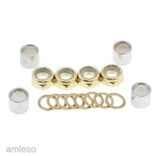 [AMLESO] High Quality Standard Skateboard Accessories Washers Bearing Spacers Nuts