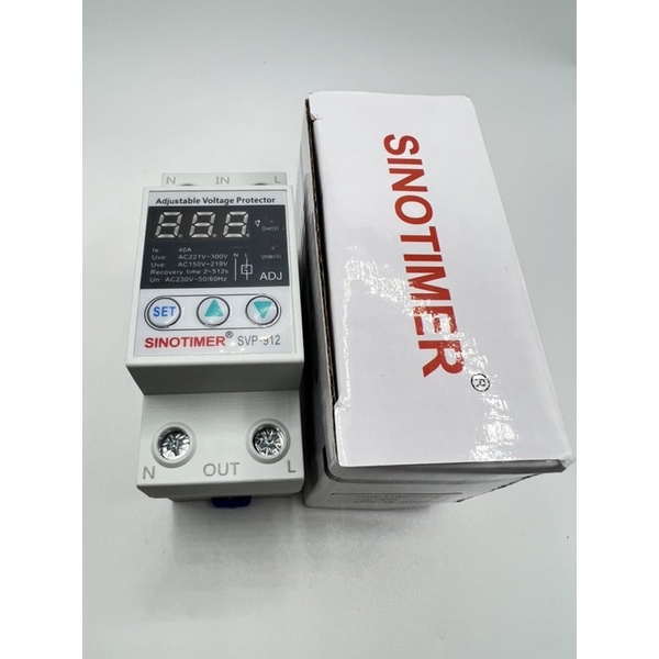 SINOTIMER SVP-912 63A spv912 เครื่องป้องกันไฟตกไฟเกิน ป้องกันไฟตกไฟเกิน ...