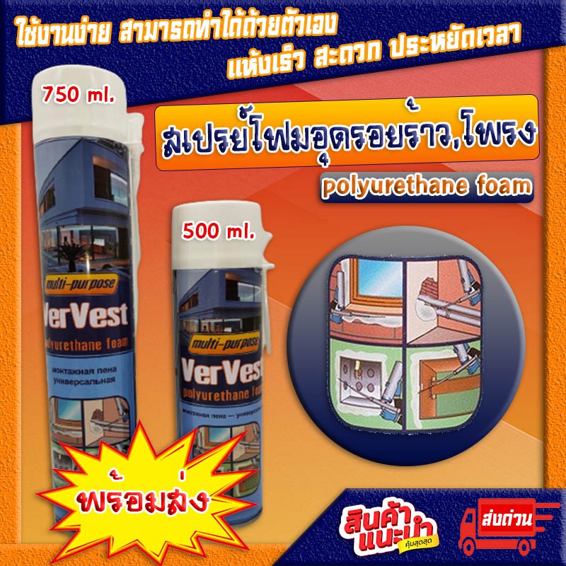 sku91สเปรย์อุดรอยรั่ว-กันน้ำรั่วซึม-อุดรอยแตกผนัง-ตัวอาคาร-ขนาด-750-ml-500-ml