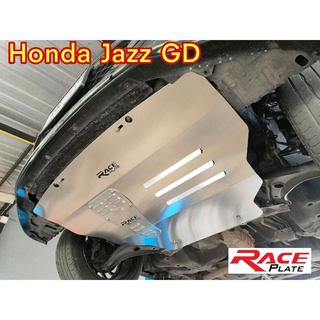 แผ่นปิดใต้ท้อง แผ่นปิดใต้ห้องเครื่องอลูมิเนียม Raceplate Undertray​ สำหรับ Honda Jazz GD