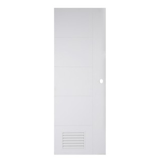 Bathroom door UPVC Louver 70X200CM White MD-6 DOOR Door frame Door window ประตูห้องน้ำ ประตูห้องน้ำ UPVC AZLE MD-6 เกล็ด