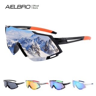 สินค้า ⭐2021 NEW⭐ AIELBRO Outdoor Cycling Driving Sports Sunglasses Coating Eyewear UV400 Unisex