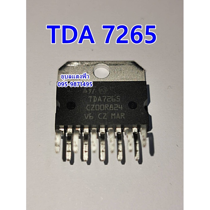 ภาพหน้าปกสินค้าTDA7269,TDA7294,TDA7296,TDA7350,TDA7375,TDA7377,TDA7384,TDA7388,TDA7499ไม่มีลงท้าย POWER AMPLIFIER FOR CAR RADIO