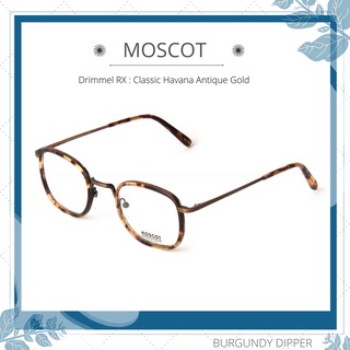 กรอบแว่นตา Moscot รุ่น Drimmel RX : Classic Havana Antique Gold Size 48 mm.