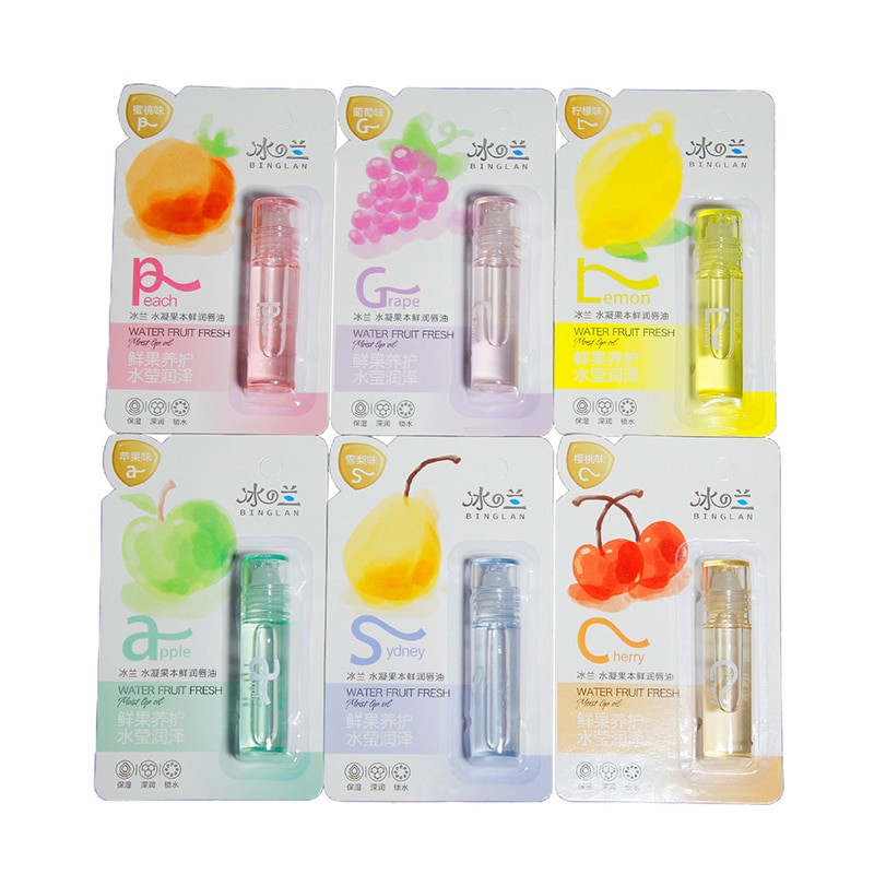 lip-oil-chilled-fresh-fruit-ลิปสติกแต่งหน้าสําหรับสตรีให้ความชุ่มชื้น