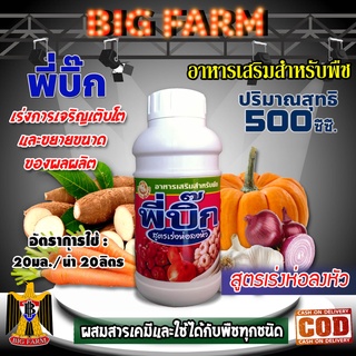 พี่บิ๊ก สูตรเร่งห่อ ลงหัว ฮอร์โมน อาหารเสริมสำหรับพืช ขนาด 500 มิลลิลิตร