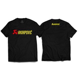 HH เสื้อซิ่ง AKRAPOVIC งานสกรีนพรีเมี่ยม ใส่สบายไม่ร้อน เสื้อยืด เสื้อยืดผ้าฝ้าย