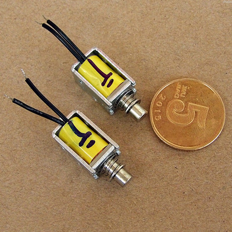 ใหม่-3-6-v-mini-dc-solenoid-แม่เหล็กไฟฟ้า