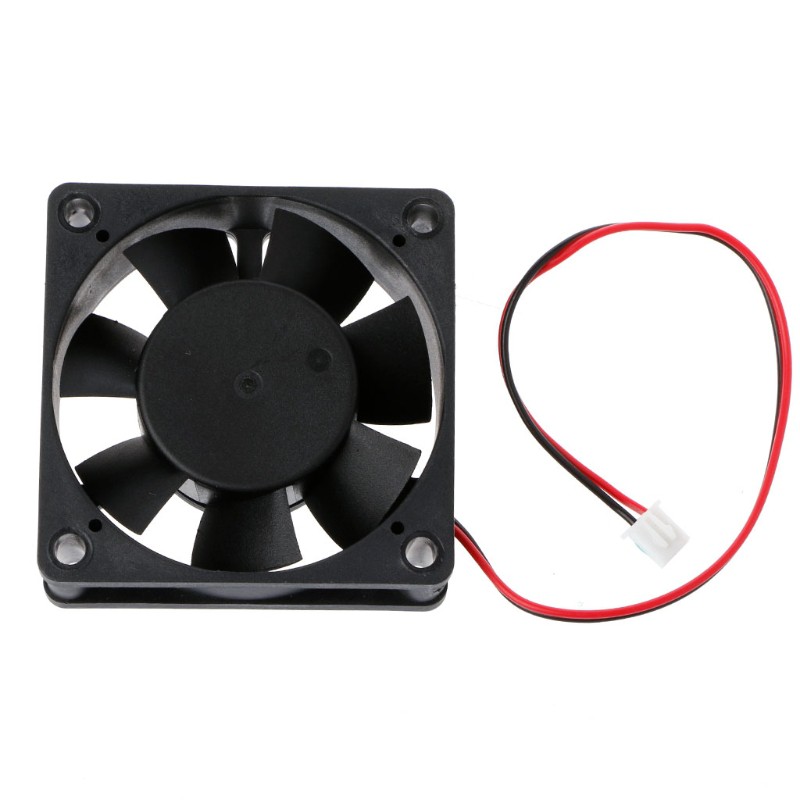 DC 12V 2-Pin Cooler Brushless Axial PC CPU Case Cooling Fan 6020 ...