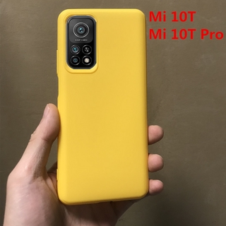 เคสโทรศัพท์ Xiaomi Mi POCO M3 10T Pro Casing Skin Feel TPU Soft Case Simple Color TPU Silicone Cover Phone Case