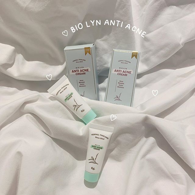 Yerpall Biolyn ครีมละลายหัวสิว ไบโอลิน Bio lyn Anti Acne Cream | Shopee ...