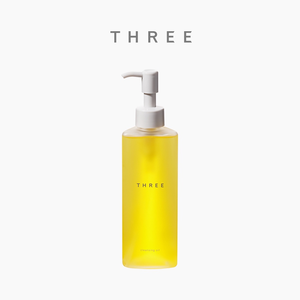 three-cleansing-oil-185ml-ตัวช่วยทำความสะอาดเครื่องสำอางค์