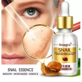 ✨IMAGES snail essence smooth moisturizer essence 15ml✨เอสเซนต์บำรุงผิวหน้า ช่วยลดการเกิดริ้วรอย 15 ml.คุณสมบัติ- สารสกัด