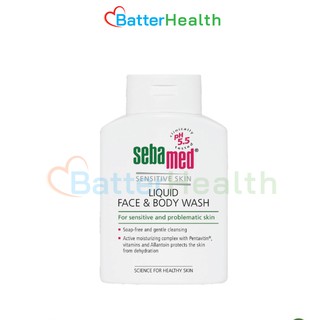 🔥 สินค้า Clearance  หมดอายุ 06/24 🔥 Sebamed Liquid Face&Body Wash 200 ml.