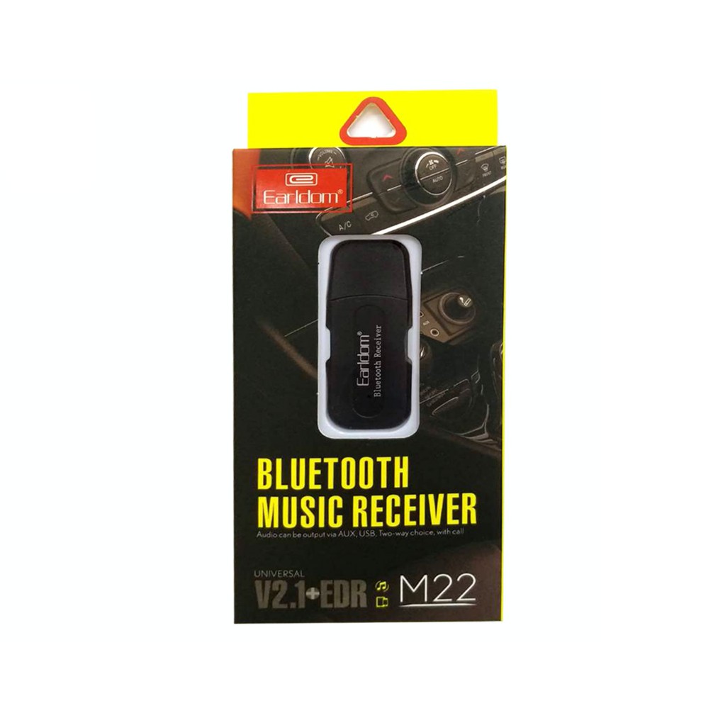 ภาพหน้าปกสินค้าUsb bluetooth Earldom M22 Bluetooth Music Receiver อุปกรณ์รับสัญญาณบลูทูธ จากร้าน tcfmobile บน Shopee