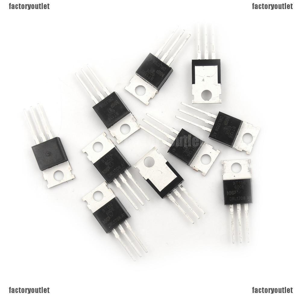 Foth ไตรแอกไทริสเตอร์ BT136-600E BT136-600 BT136 10 ชิ้น