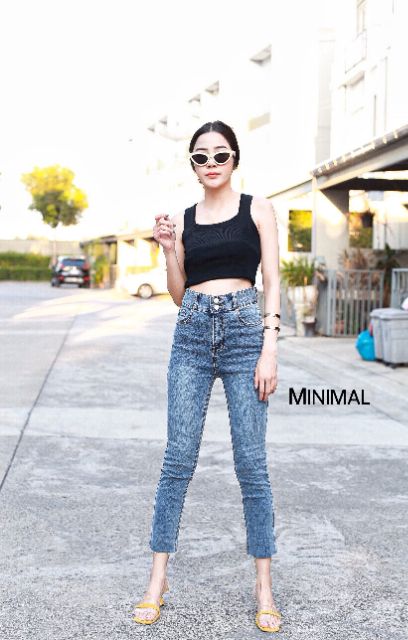 minimal-ยีนส์ยืดเอสสูงขาเตอมี-s-l