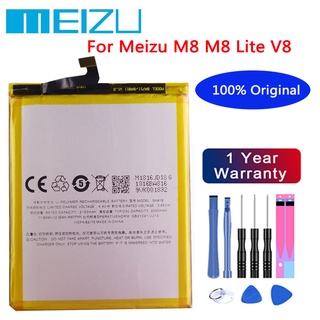 Meizu 100% Original 3200mAh BA816 Battery For Meizu M8 M8 Lite V8 Phone Lastest Produce High Quality Battery+Free tools