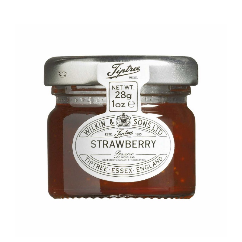 ภาพหน้าปกสินค้าทิปทรี แยมผลไม้ สตรอว์เบอร์รี่ 28 กรัม - Tiptree Strawberry Preserve Mini Fruit Spread Jam 28g