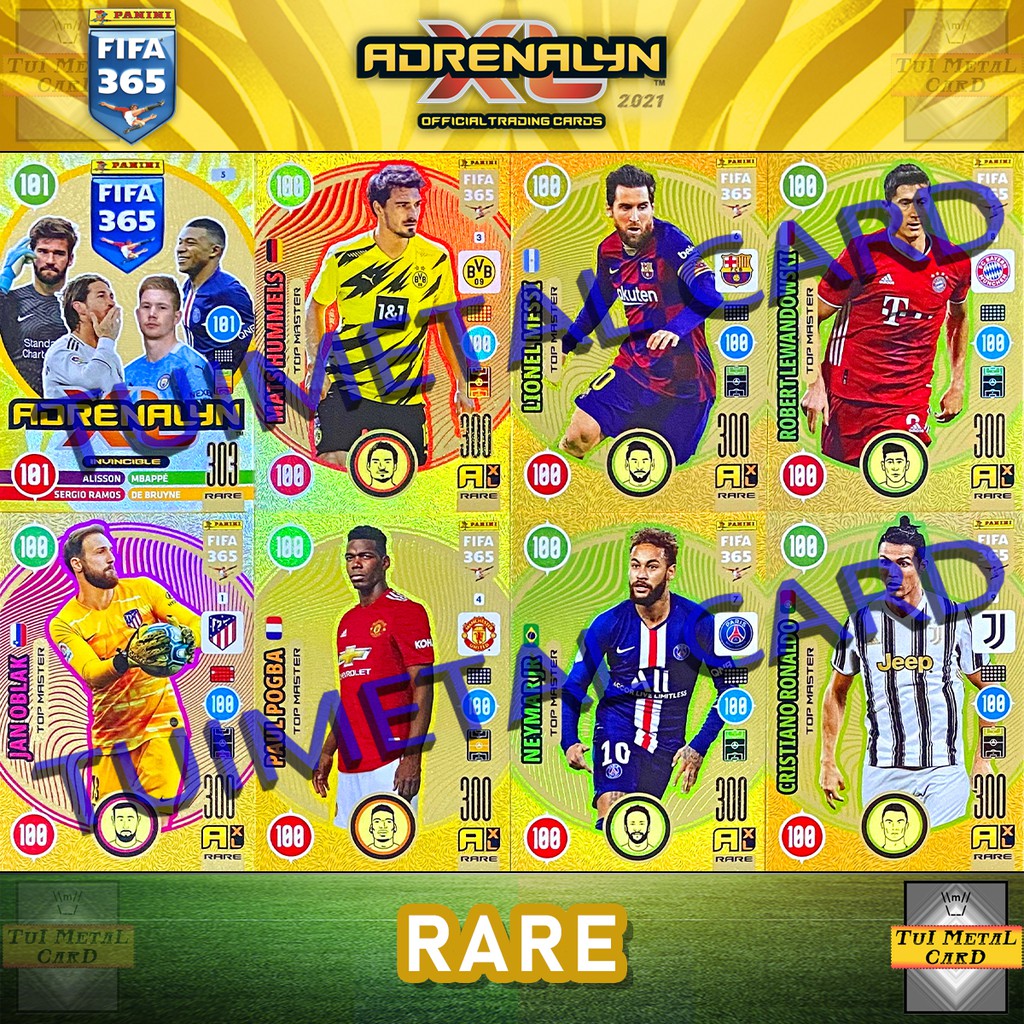 PANINI FIFA 365 2021 ADRENALYN XL: RARE TOP MASTER การ์ดสะสมฟุตบอล ...