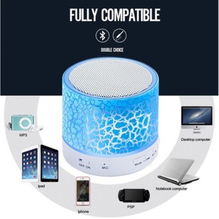 Bluetooth speakers wireless LED portable mini hands free speaker with TF USB FM Mic blutooth music