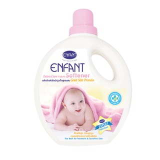 สินค้า Enfant (อองฟองต์) ผลิตภัณฑ์ปรับผ้านุ่มสำหรับเด็กแรกเกิดและถนอมผิวบอบบาง สูตรผสม Gold Silk Protein 1ขวด 1000ml.