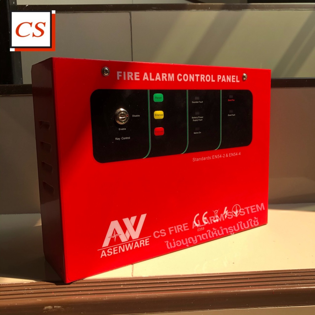 fire-alarm-control-panel-1-zone-ตู้ควบคุมไฟอลาม-1-โซน-ยี่ห้อ-asenware-model-aw-cfp2166-1