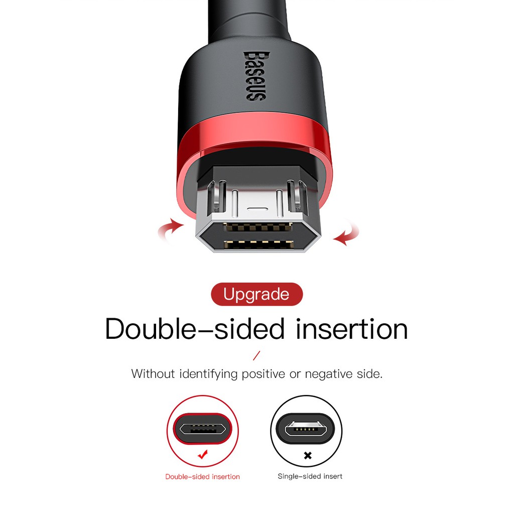 💥💥 Baseus Micro USB Cable สาย samsung สายชาร์จ สายชาร์จUSB Fast Charge ...