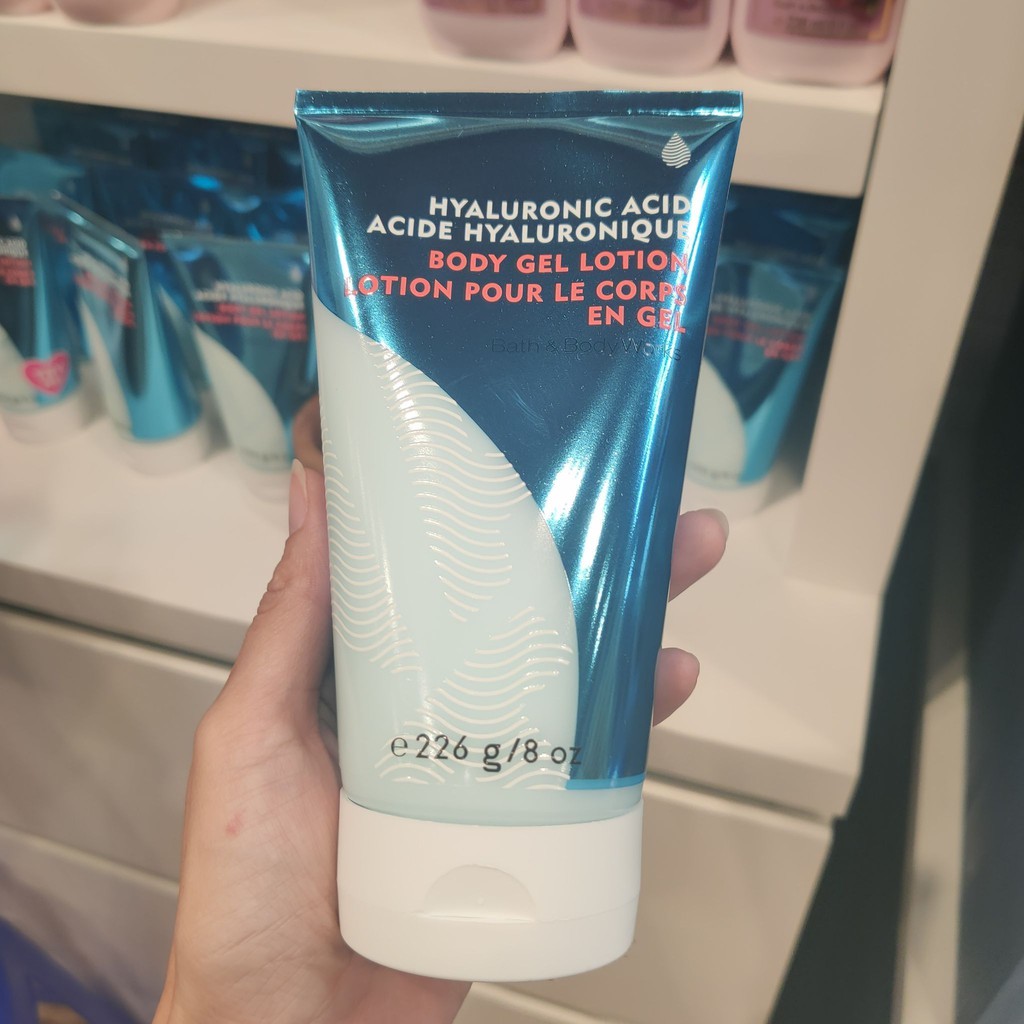 ของแท้/พร้อมส่ง Bath & Body Works Hyaluronic Acid Body Gel Lotion 226 g