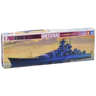 โมเดลประกอบ Tamiya 1/700 TA77520 GNEISENAU GERMAN BATTLECRUISER