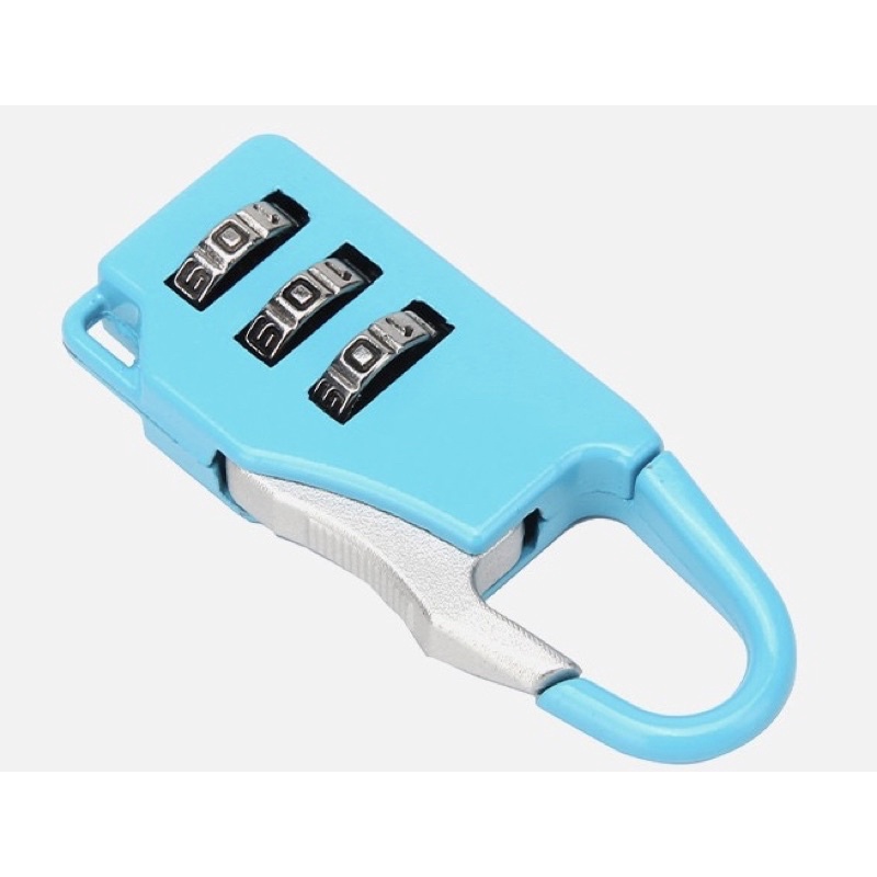 h156-973-กุญแจล็อคกระเป๋าเดินทาง-zip-กุญแจล็อครหัส-น้ำหนักเบา-ส่งจากกรุงเทพ