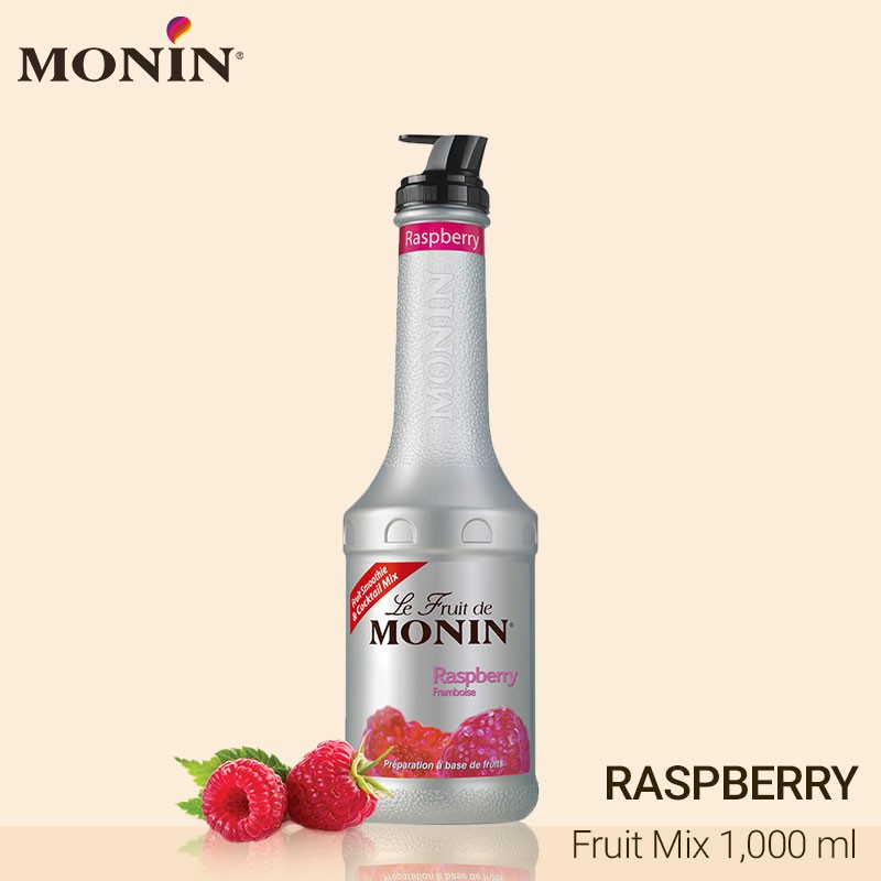 MONIN Raspberry Fruit Mix 1L ราสพ์เบอร์รี่ฟรุ๊ตมิกซ์ 1 ลิตร | Shopee ...
