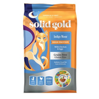 Solid Gold Holistic Food Indigo Moon for Cats &amp; Kittens of All Life Stages ( 5.44Kg )
