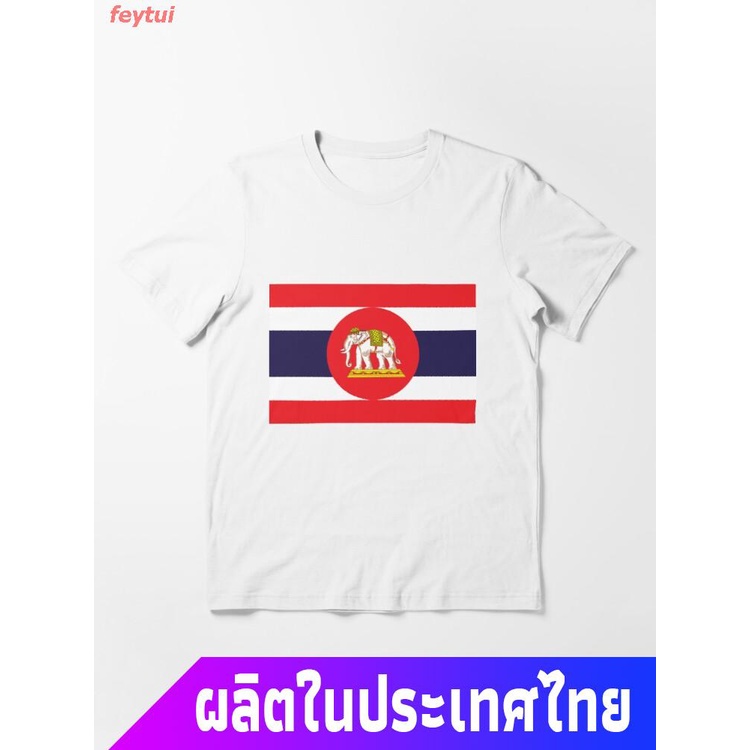 ธงชาติไทย-ฉันรักประเทศไทย-thailand-flag-flag-of-thailand-thai-flag-ธงไตรรงค์-ธงชาติไทย-essential-t-shirt-คอกลม-แฟชั