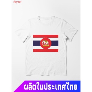 ธงชาติไทย ฉันรักประเทศไทย Thailand Flag Flag Of Thailand - Thai Flag - ธงไตรรงค์ ธงชาติไทย Essential T-Shirt  คอกลม แฟชั