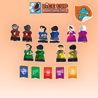 [ของแท้] สติกเกอร์ สถาปนิกแห่งนครตะวันตก (Architects of The West Kingdom Core Stickers Meeple Upgrade) Board Game