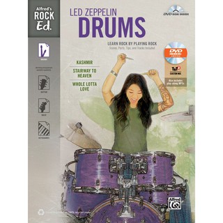 Alfreds Rock Ed.: Led Zeppelin Drums มี DVD rom